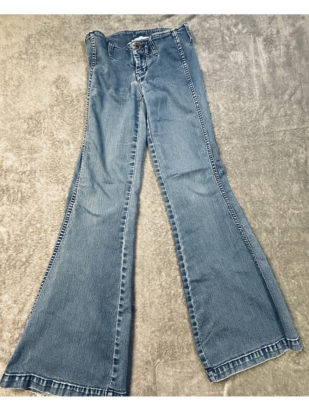 Free People Jeans W26 Frayed Hem Blue